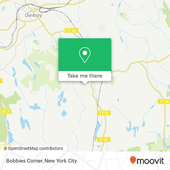 Bobbies Corner map