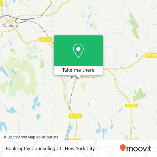 Bankruptcy Counseling Ctr map