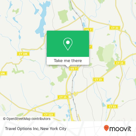 Mapa de Travel Options Inc