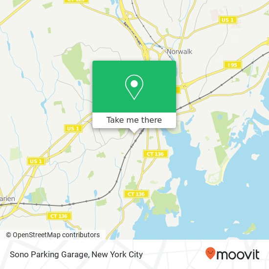 Sono Parking Garage map