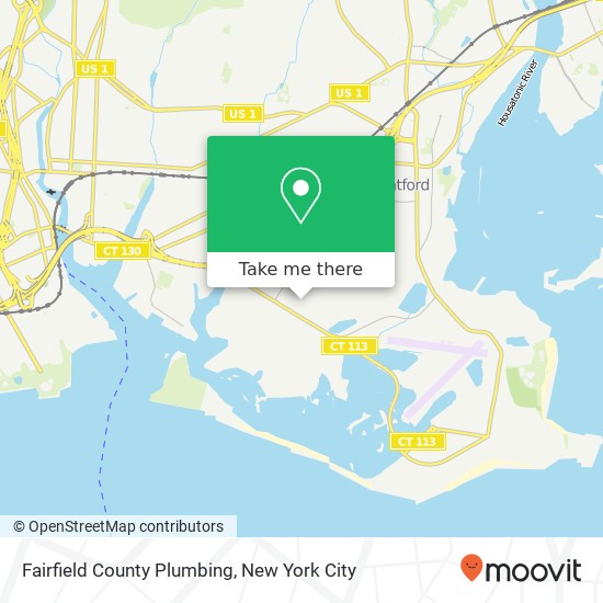 Fairfield County Plumbing map