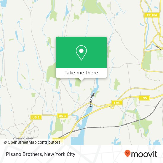 Pisano Brothers map