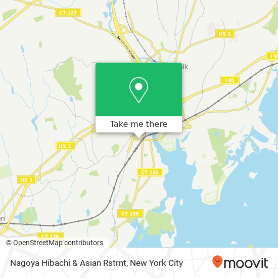 Mapa de Nagoya Hibachi & Asian Rstrnt