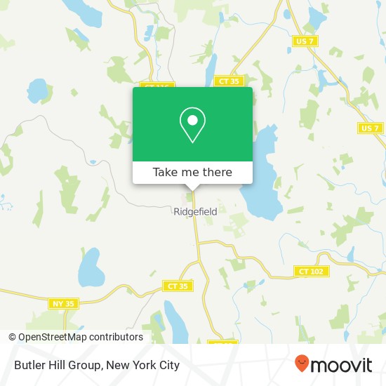 Mapa de Butler Hill Group