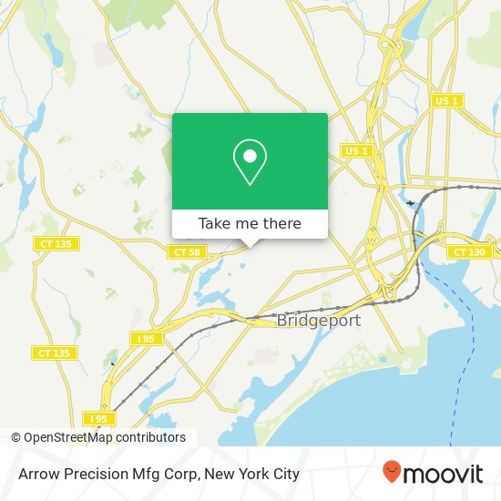 Arrow Precision Mfg Corp map