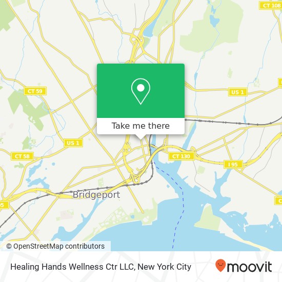 Mapa de Healing Hands Wellness Ctr LLC