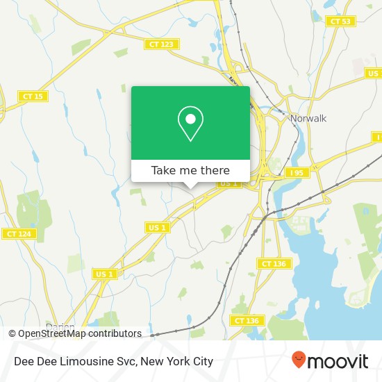 Dee Dee Limousine Svc map