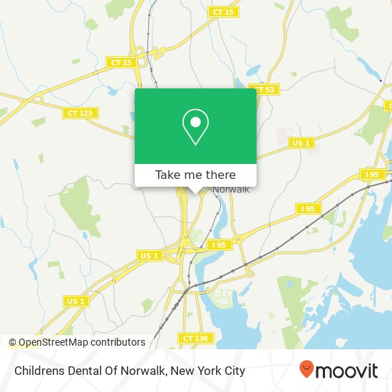 Childrens Dental Of Norwalk map