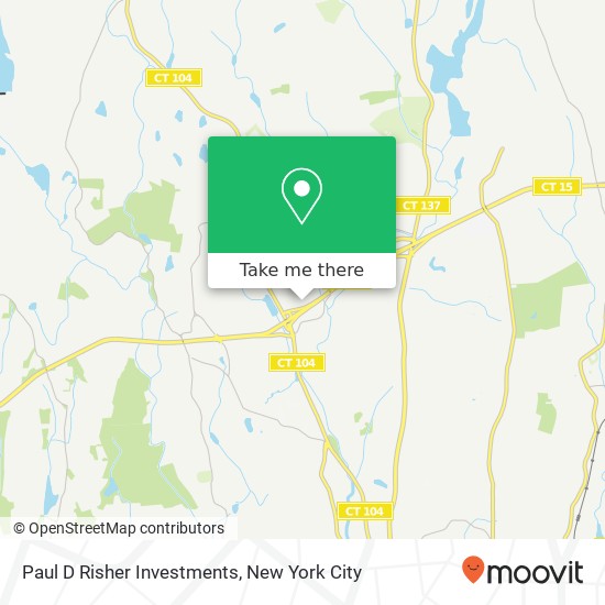 Paul D Risher Investments map