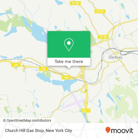 Mapa de Church Hill Gas Stop