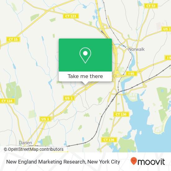 New England Marketing Research map