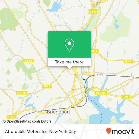 Affordable Motors Inc map