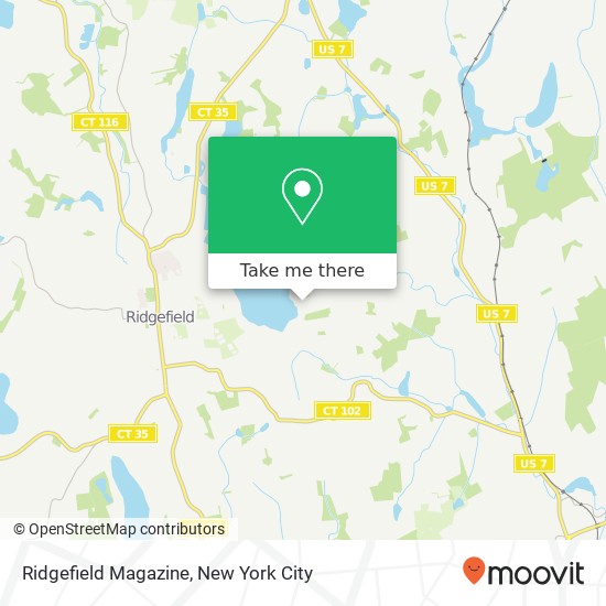 Ridgefield Magazine map