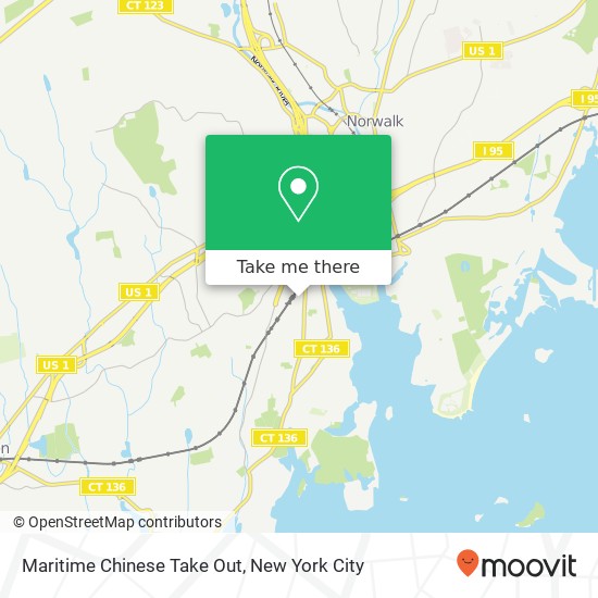 Mapa de Maritime Chinese Take Out