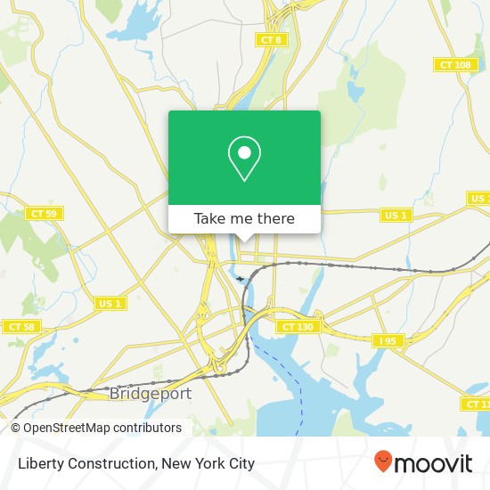 Liberty Construction map