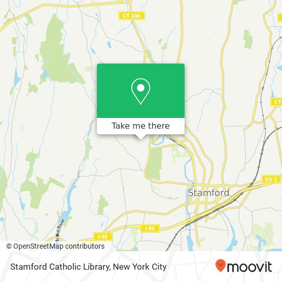 Mapa de Stamford Catholic Library