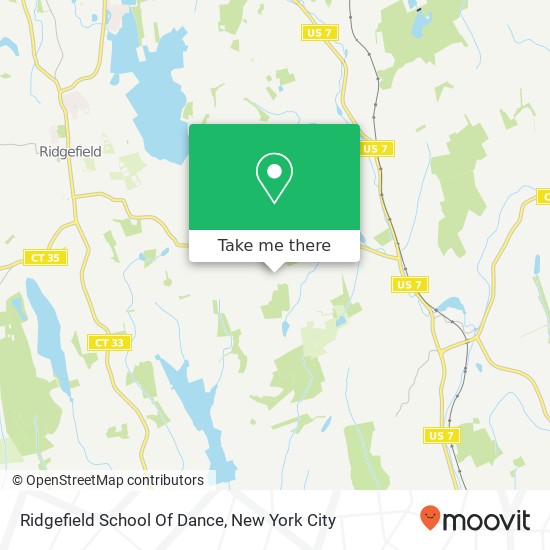 Ridgefield School Of Dance map