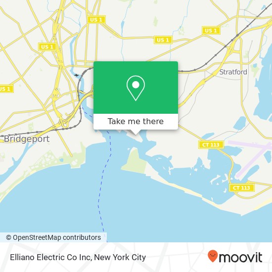 Elliano Electric Co Inc map