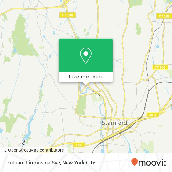 Putnam Limousine Svc map