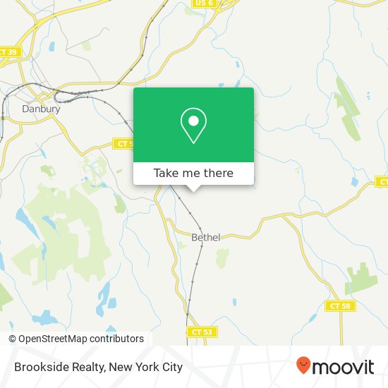 Brookside Realty map