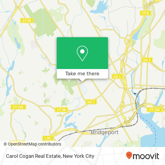 Carol Cogan Real Estate map