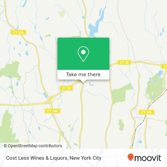 Cost Less Wines & Liquors map