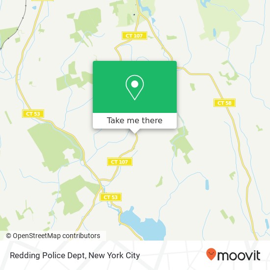 Redding Police Dept map