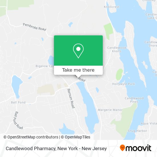 Mapa de Candlewood Pharmacy