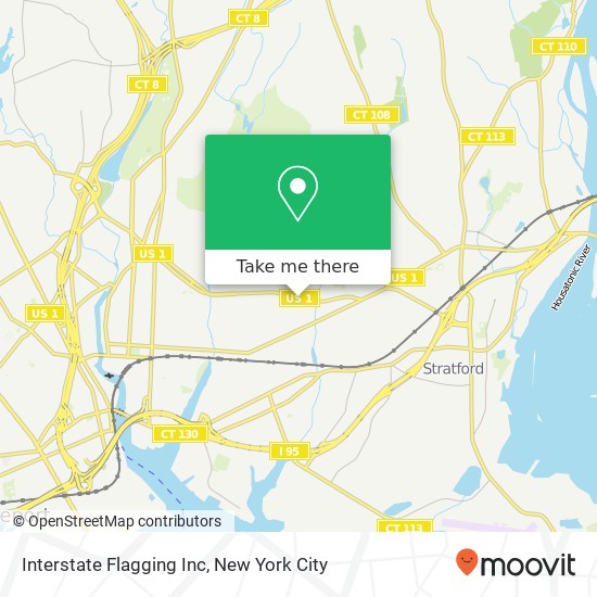 Interstate Flagging Inc map