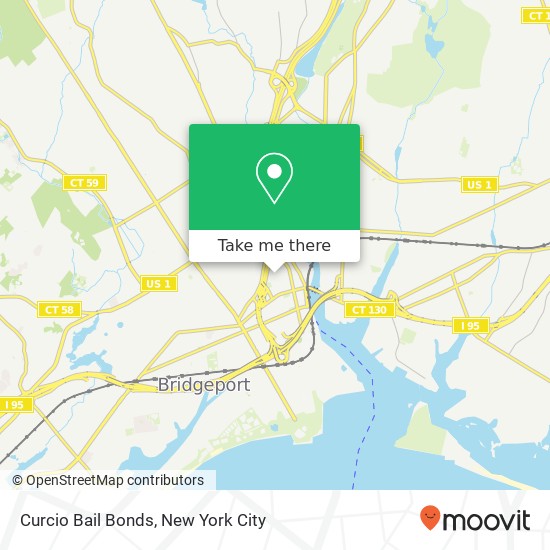 Curcio Bail Bonds map