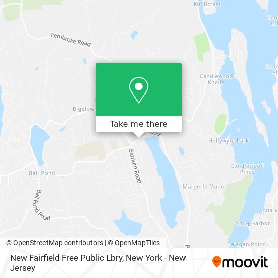 New Fairfield Free Public Lbry map