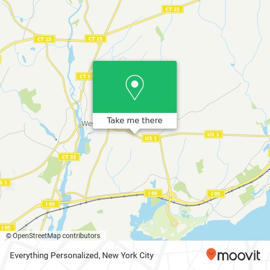 Everything Personalized map