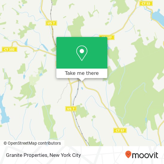 Granite Properties map
