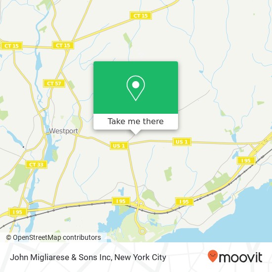 John Migliarese & Sons Inc map