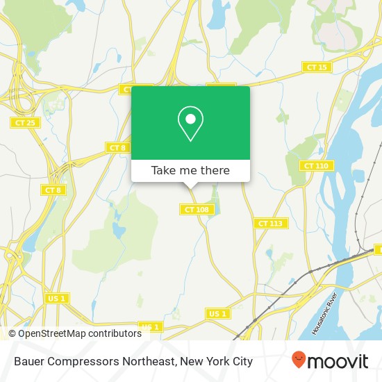 Bauer Compressors Northeast map