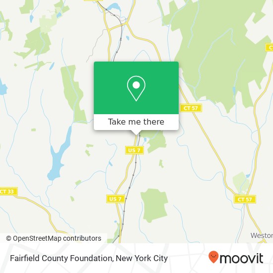 Fairfield County Foundation map