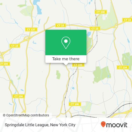 Mapa de Springdale Little League