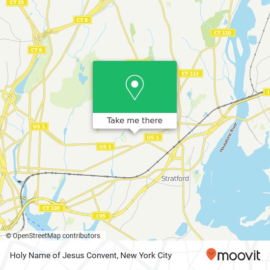 Holy Name of Jesus Convent map