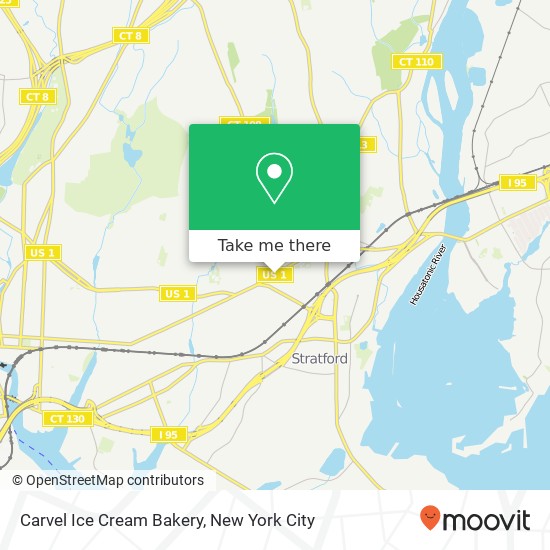 Mapa de Carvel Ice Cream Bakery