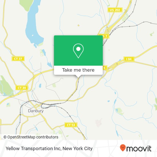 Yellow Transportation Inc map
