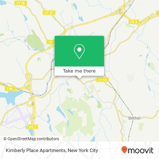 Mapa de Kimberly Place Apartments