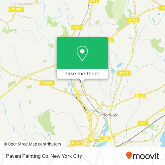 Pavani Painting Co map