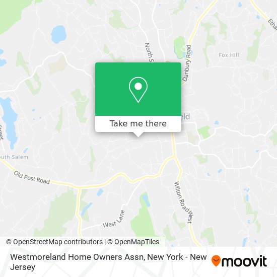 Westmoreland Home Owners Assn map