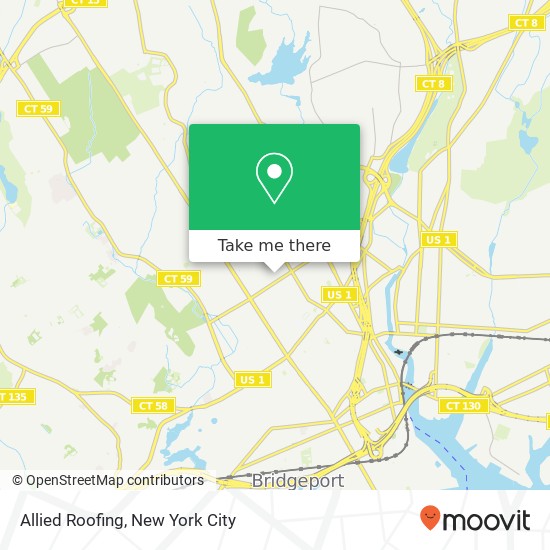 Allied Roofing map