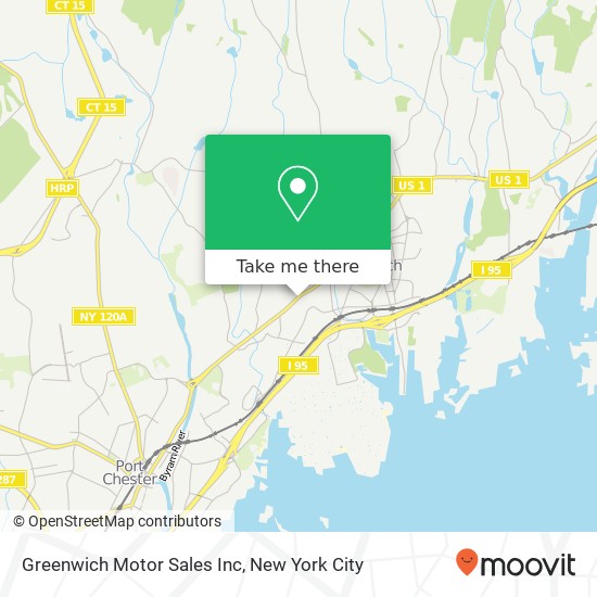 Greenwich Motor Sales Inc map