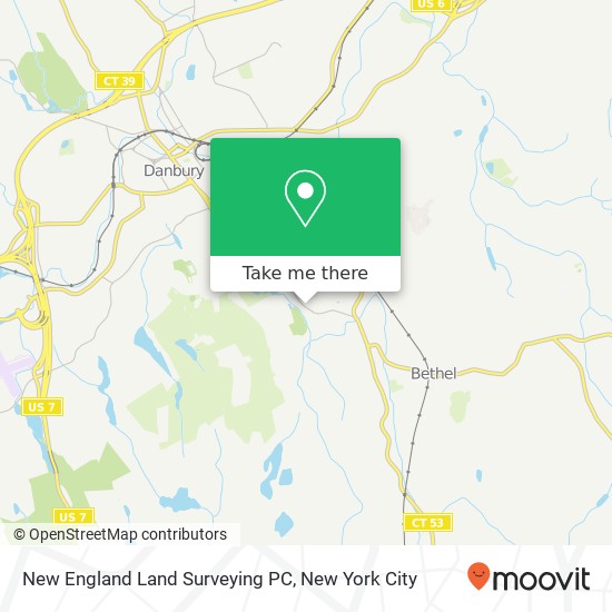 New England Land Surveying PC map