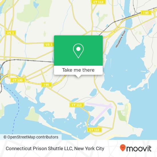 Connecticut Prison Shuttle LLC map