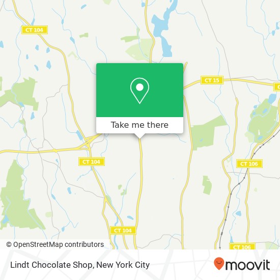 Mapa de Lindt Chocolate Shop