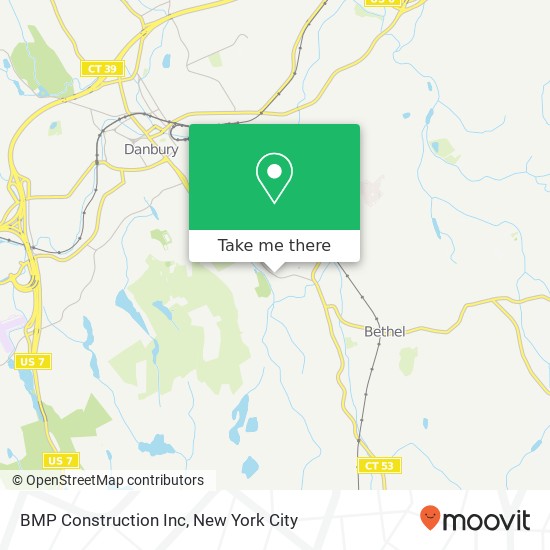 BMP Construction Inc map