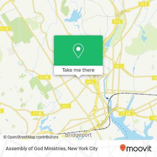 Assembly of God Ministries map